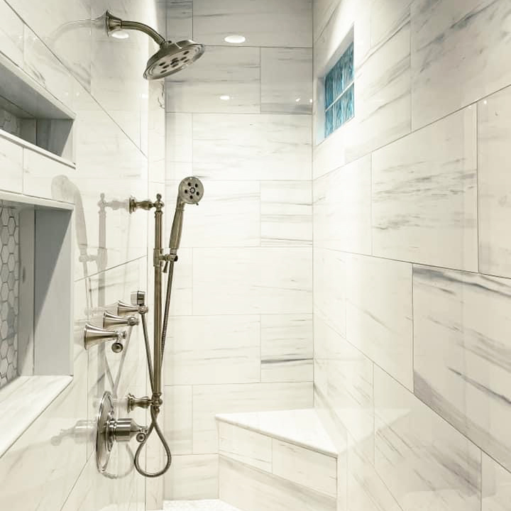 showers tile Dupuy Flooring